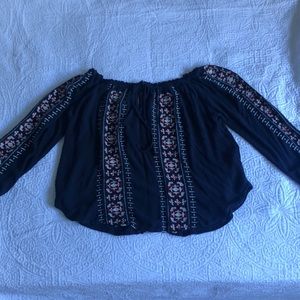 Hollister off the shoulder blouse